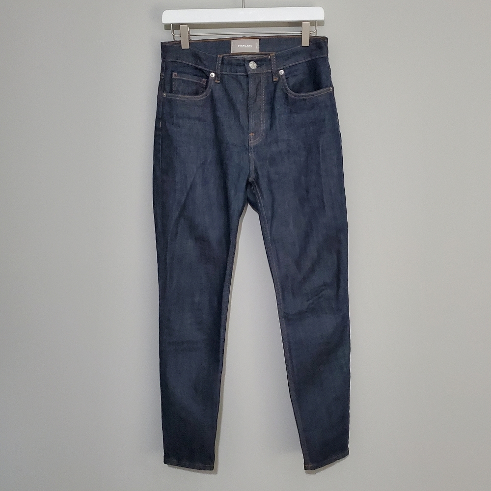 The High-Rise Skinny Jean in Dark Indigo
